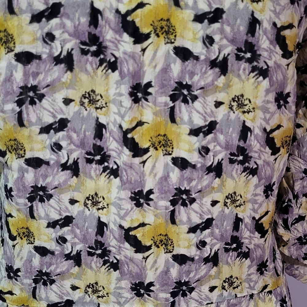 Topshop Women's Halter Floral Print Cold Shoulder Wide Leg Jumpsuit Size 6 EUC - Picture 5 of 12